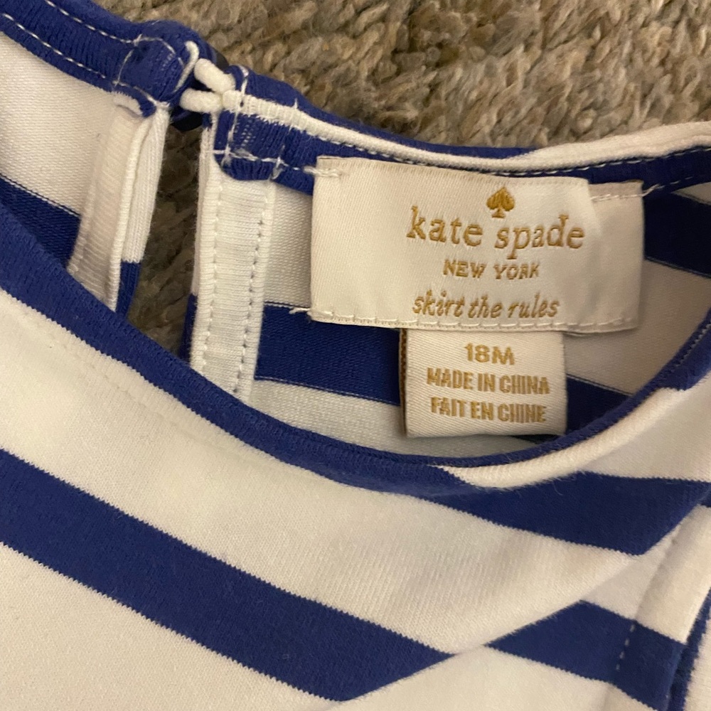 Kate Spade 18m striped dress